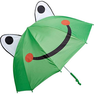 Kids Umbrella,Green,One Size For Toddlers And Big Kids,Lightweight Child-sized Nylon Rain Proof Umbrella