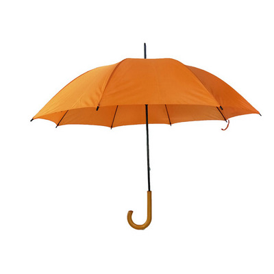 48 Inch Real Wooden Handle Umbrella Classic Auto Open Umbrella Rainproof Cane Stick Umbrella