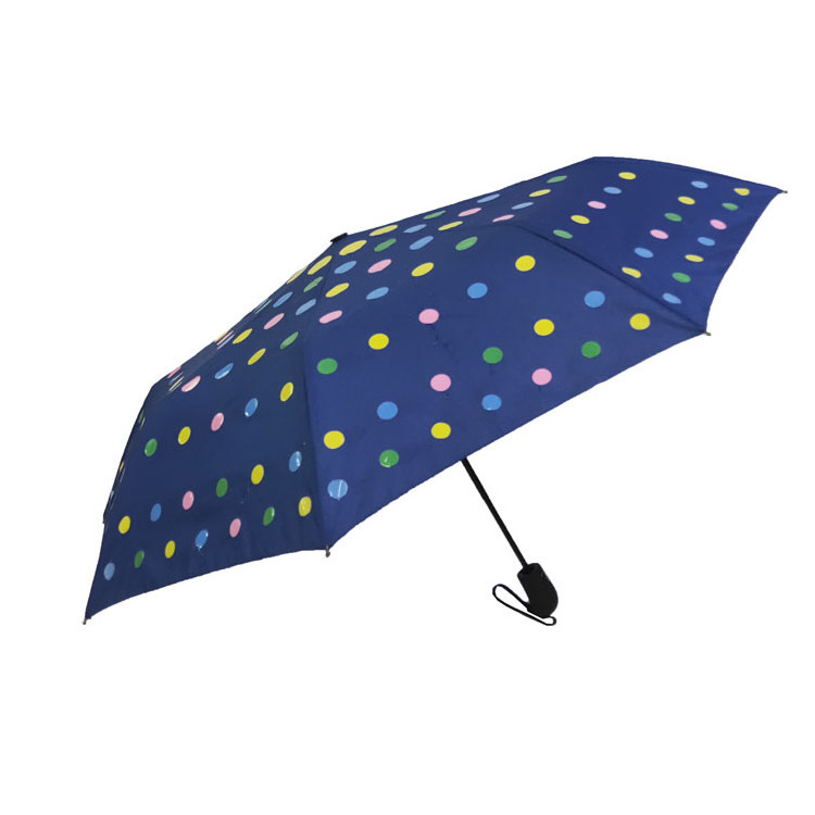 creative fantastic appear customized design stripe butterfly drip 3 fold magic color change printing umbrella when wet