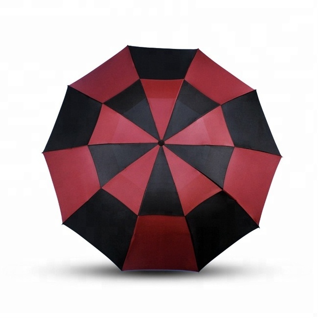 red and white customized umbrella soccer football printing golf umbrella