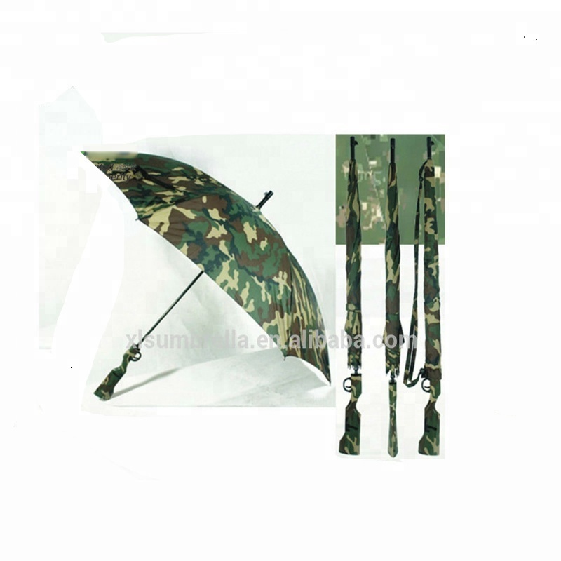 Drill camouflage fiberglass windproof rainy umbrella