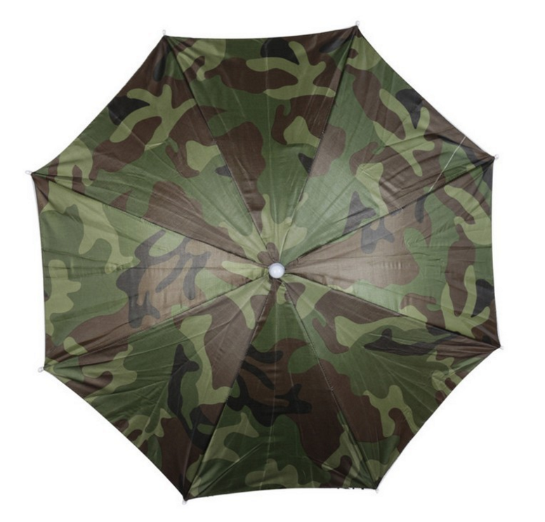 Umbrella Hat for Hunting & Fishing promotional customized logo