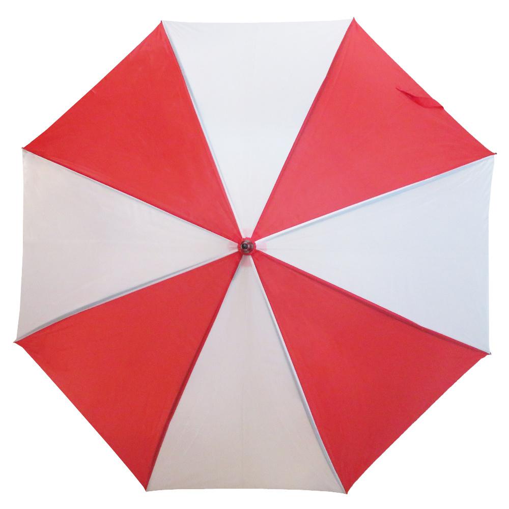 Windproof Multi Color Storm Proof Vented Free Sample Red And White Straight  Advertising Gift Windproof Golf Umbrella