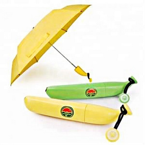 mini yellow and green pencil frame banana umbrella