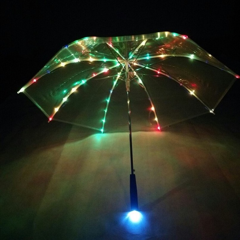 colorful with shining light Christmas LED umbrella