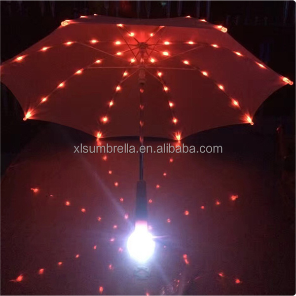 colorful with shining light Christmas LED umbrella