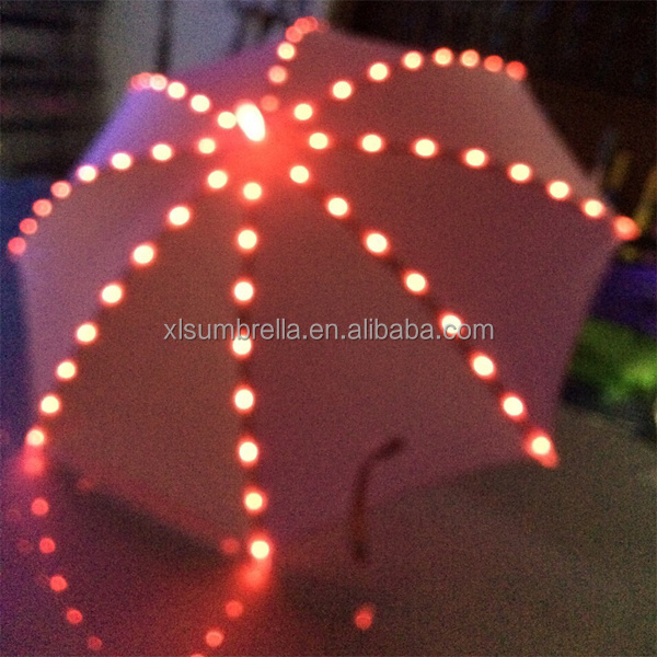 colorful with shining light Christmas LED umbrella