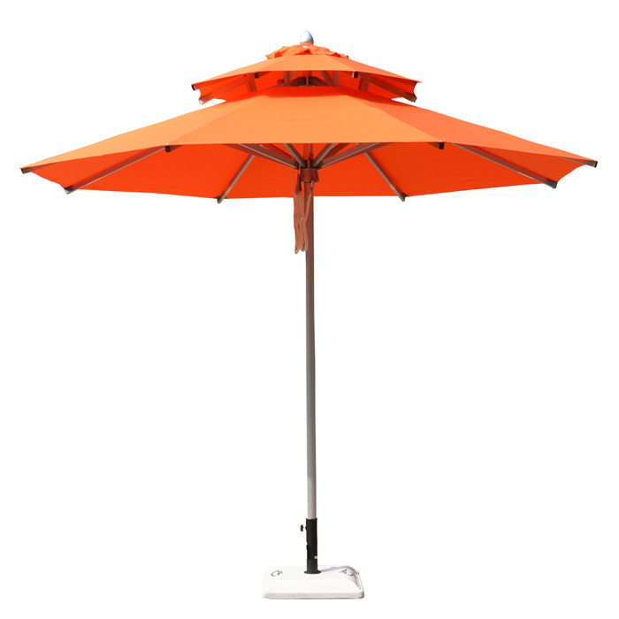 wholesale high quality big outdoor gargen patio umbrella sublimation printed outdoor parasol Beach Umbrella