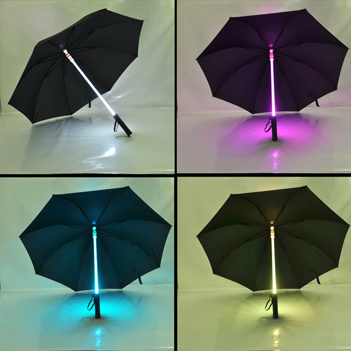 China supplier high quality colorful light night led Wholesale Custom Led Light Dome Shaped Bubble Clear Transparent umbrella