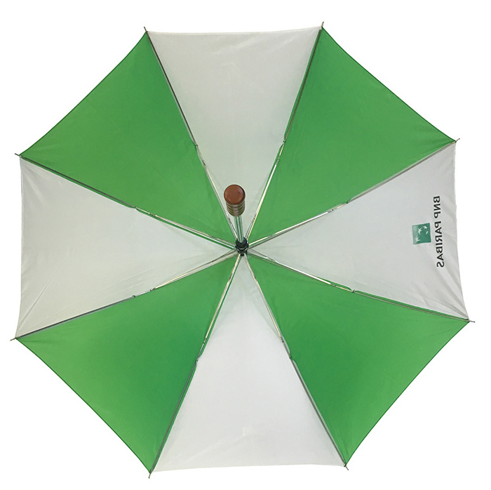 RPET Pongee Fabric Automatic  Frame Small Golf Sun Outdoor Umbrella