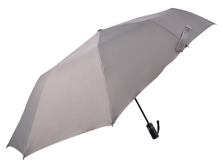 Creative 27 Inch Irregular Special Shape folding grey New Invention  Silver Coated  Hands Free Auto Novelty Backpad umbrella