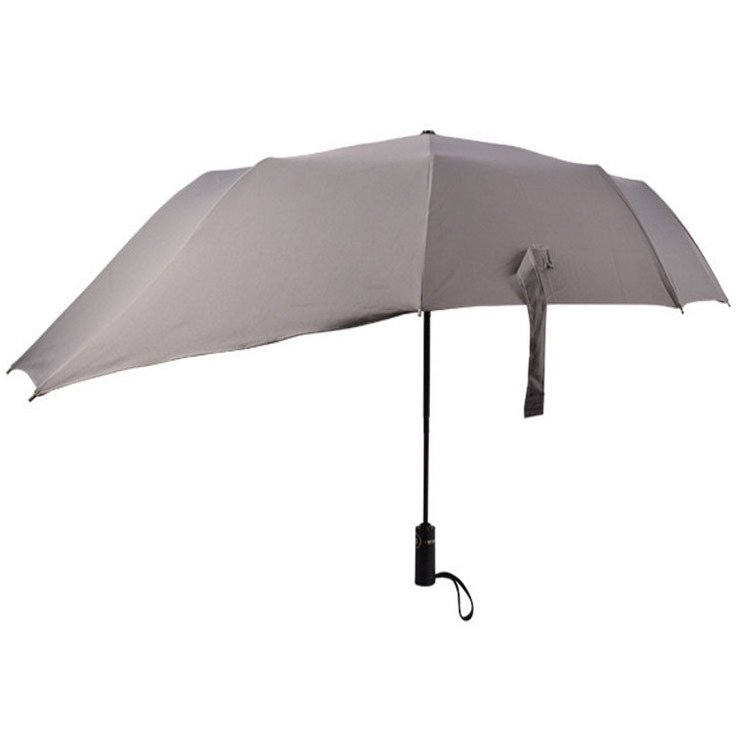 Creative 27 Inch Irregular Special Shape folding grey New Invention  Silver Coated  Hands Free Auto Novelty Backpad umbrella