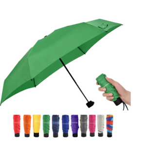 Super Hot Sale Mini Pocket Travel Sun And Rain Windproof Foldable 5 Folding Automatic China Supplier Eva Umbrella With Eva Box