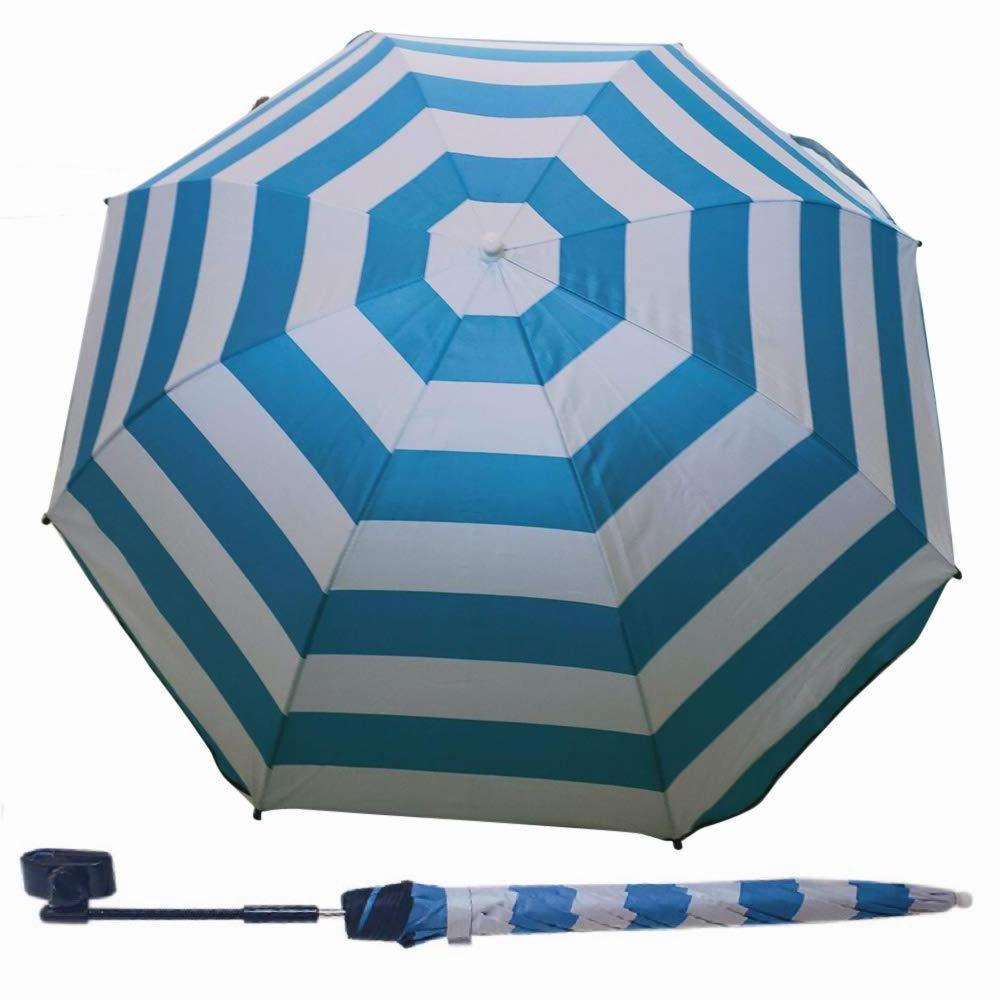 Adjustable Umbrella with 360 Degree Swivel and Universal Clamp Great for Beach Chairs  Bleachers Strollers Wagons Wheel Chair