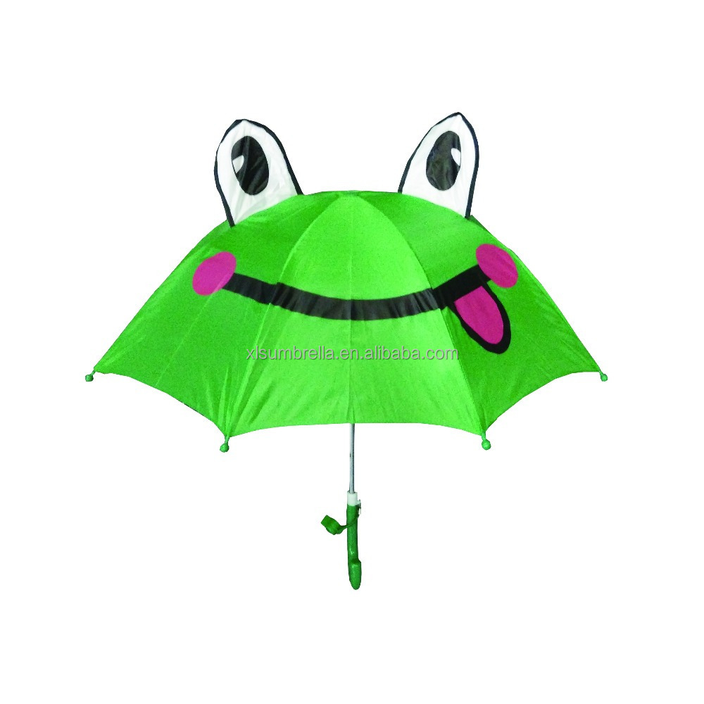 wholesale cheap straight cute frog kid children umbrella