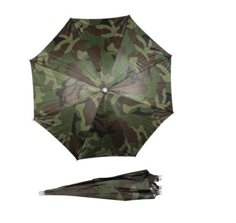 Umbrella Hat for Hunting & Fishing promotional customized logo