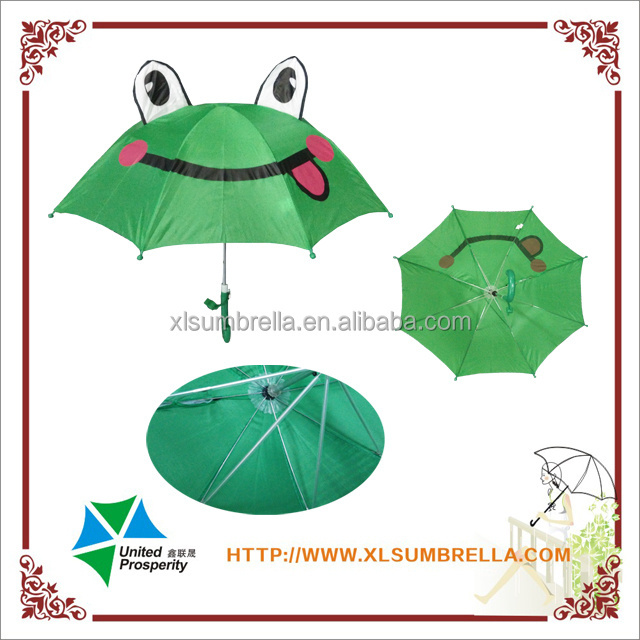 wholesale cheap straight cute frog kid children umbrella