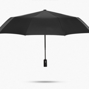 21 inches compact Strong solid color pattern windproof full automatic two layer umbrella