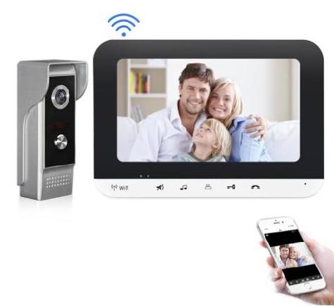 Tuya APP Apartment Video Door Phone Entrance Intercom Smart Video Intercom system