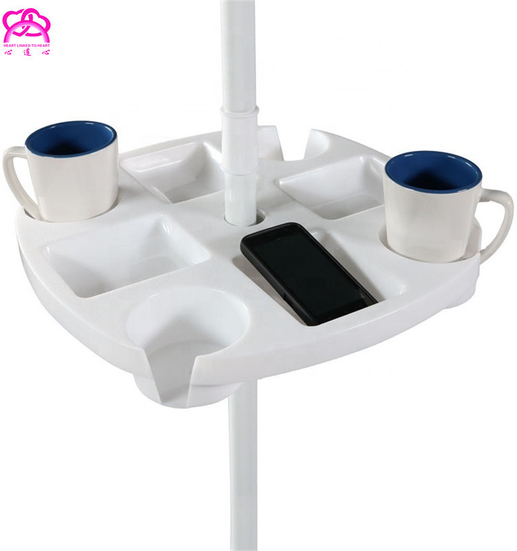 white plastic beach umbrella table try beach umbrella cup holder beach patio garden swimming pool sun umbrella storage rack