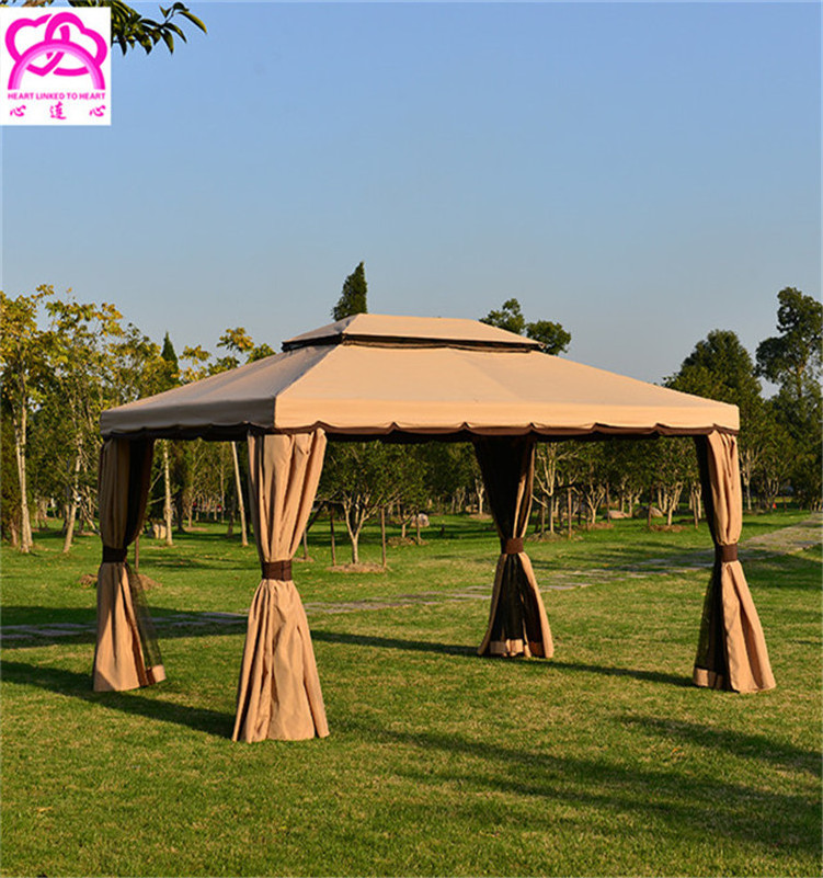 4*6m/3*3m Pergolas and fabric gazebo outdoor furniture, luxury tent for event and wedding party use aluminum frame roma gazebo