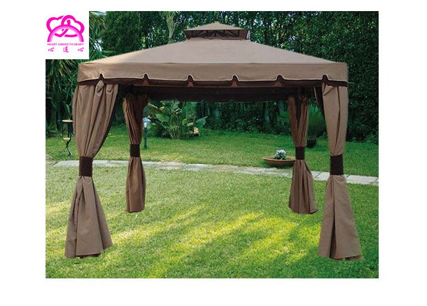 Best price 10ftX10ft  sojag roma gazebo with aluminum roof hardtop gazebo mosquito netting