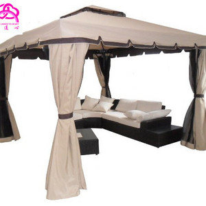 Best price 10ftX10ft  sojag roma gazebo with aluminum roof hardtop gazebo mosquito netting