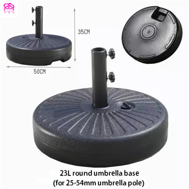 Patio Umbrella Base Outdoor Rustproof Surface Cast Iron/cement/plastic Parasol Base , Outdoor Foldable Metal Steel base.