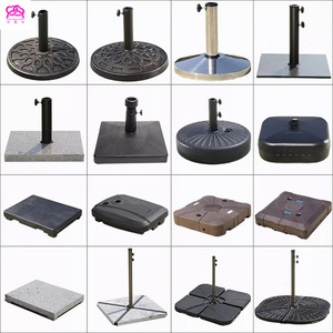 Patio Umbrella Base Outdoor Rustproof Surface Cast Iron/cement/plastic Parasol Base , Outdoor Foldable Metal Steel base.