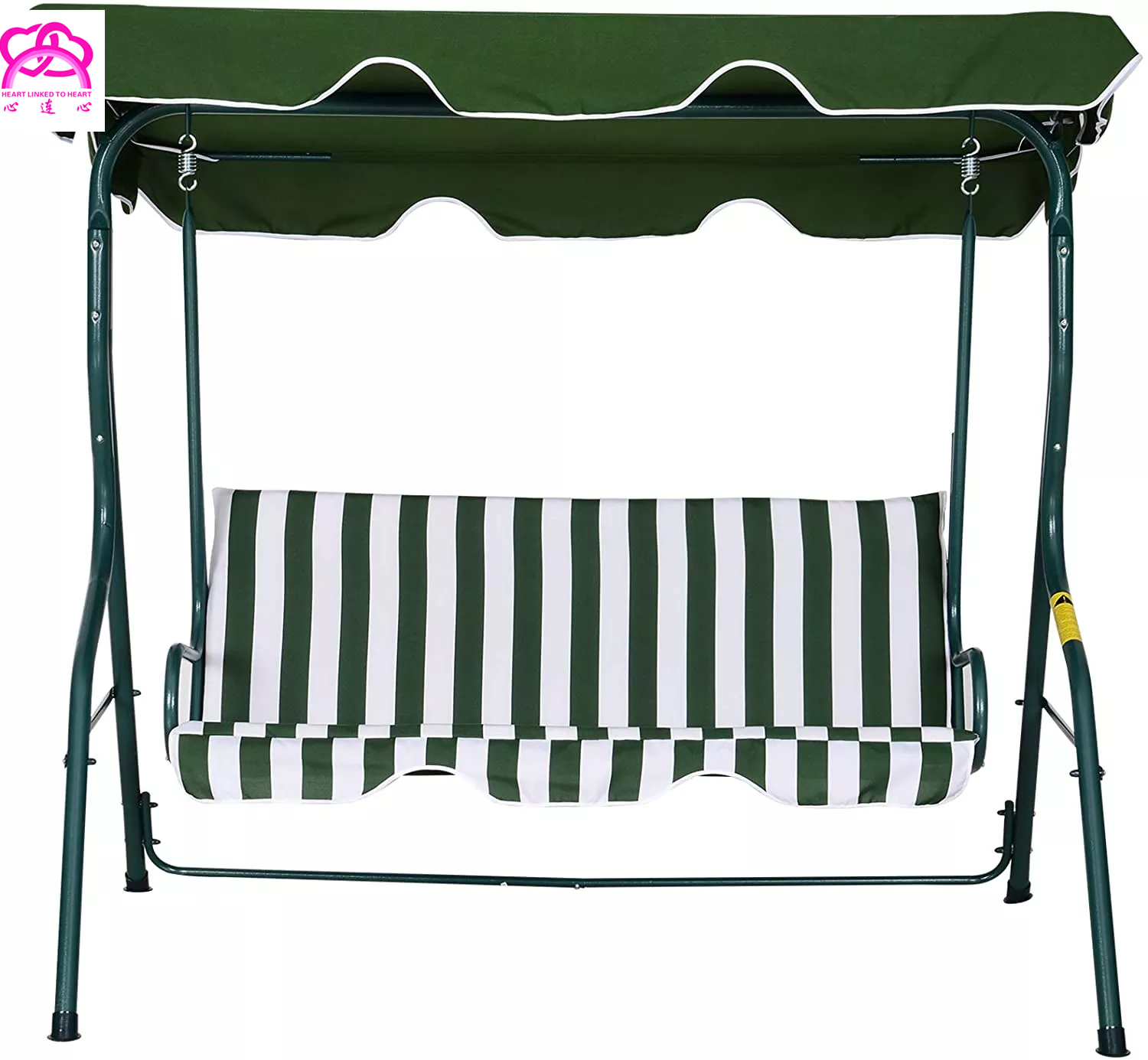 Outdoor Double/Three Swing Chair Garden Iron Swing Hanging Patio Swing Chair For Children Adult