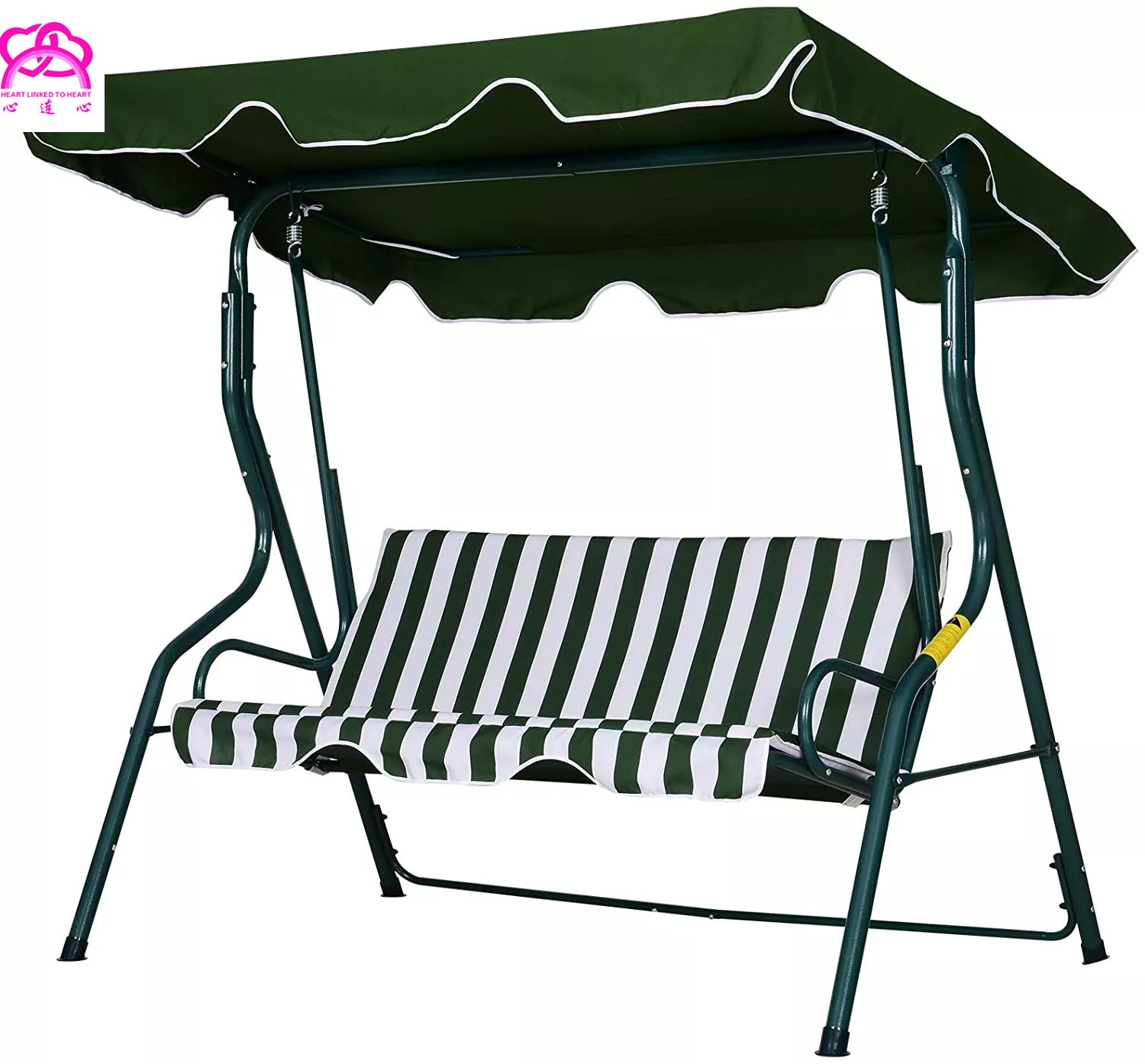 Outdoor Double/Three Swing Chair Garden Iron Swing Hanging Patio Swing Chair For Children Adult