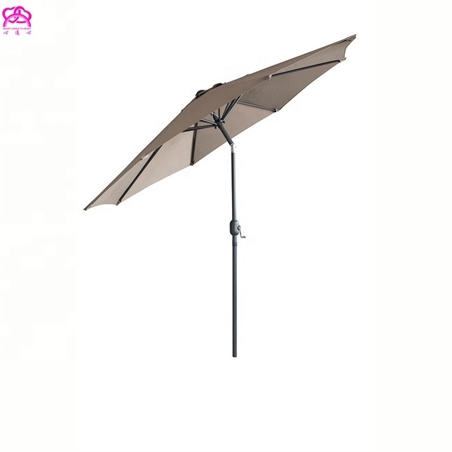 Wholesale parasol umbrellas garden set Custom outdoor patio garden/beach umbrella ,9/10FT parasol and UV protection.