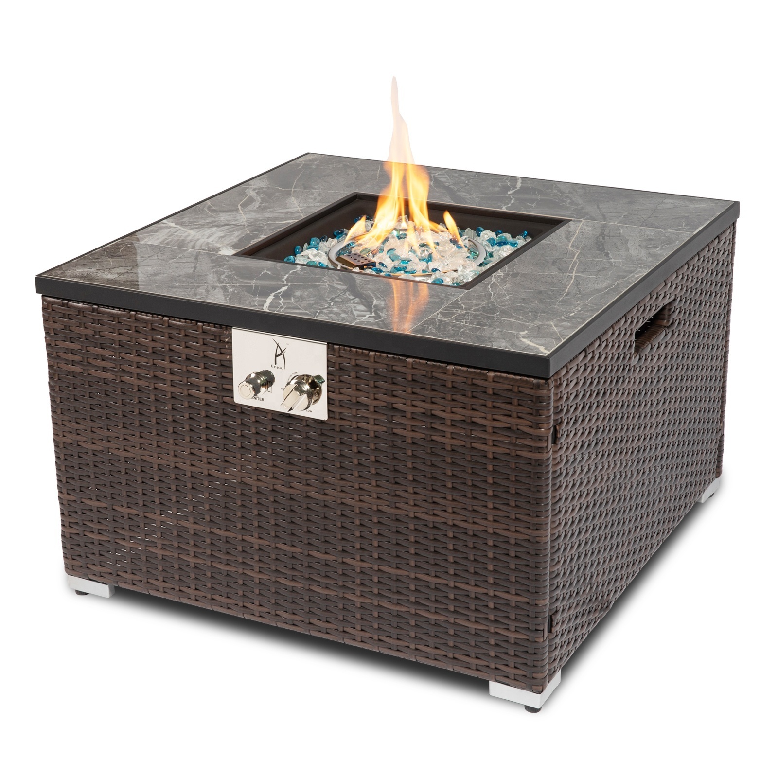 US Drop Shipping Available Propane Fire Pit Table Patio Gas Fire Pit table Outdoor Fire Table free shipping