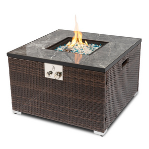 US Drop Shipping Available Propane Fire Pit Table Patio Gas Fire Pit table Outdoor Fire Table free shipping