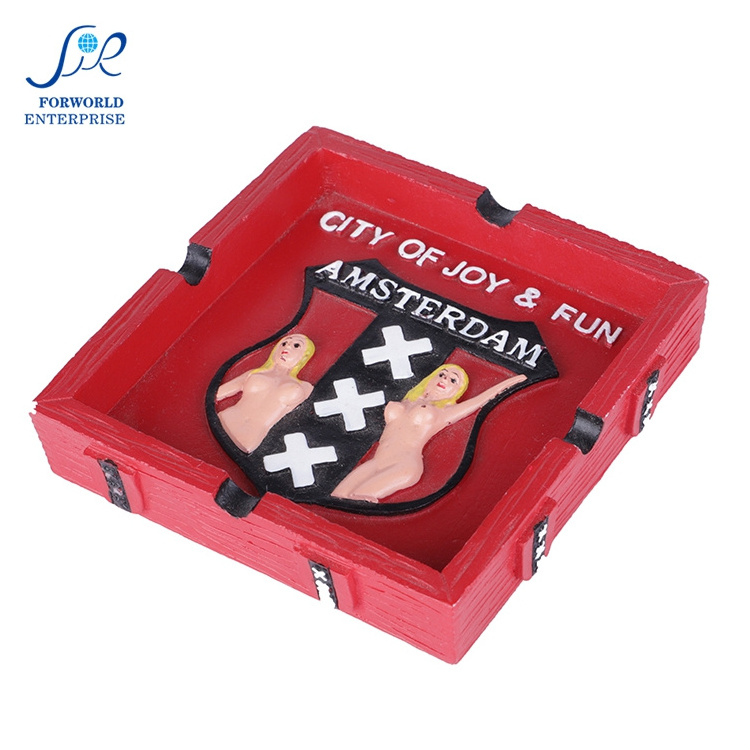 Different Kind Diy Cool Cigar polyresin ashtray cigar Ashtray