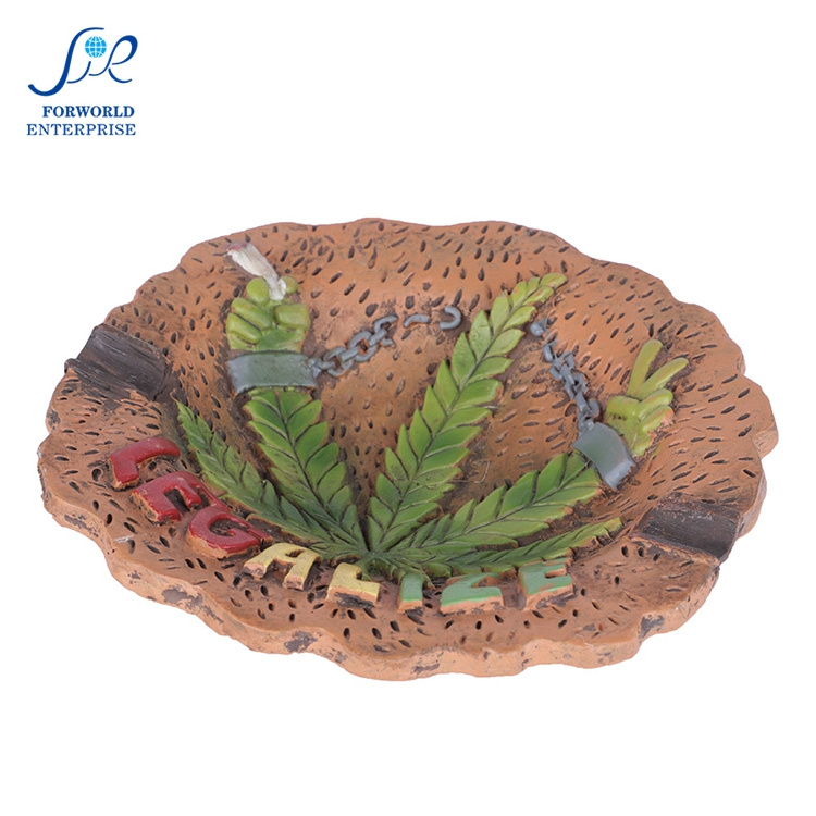 Different Kind Diy Cool Cigar polyresin ashtray cigar Ashtray