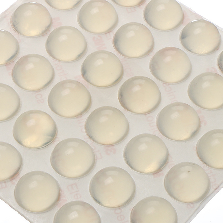 Wholesale Furniture Silicone Rubber Pads Clear Adhesive Bumper Pads Clear Rubber Feet Bumpers Mats