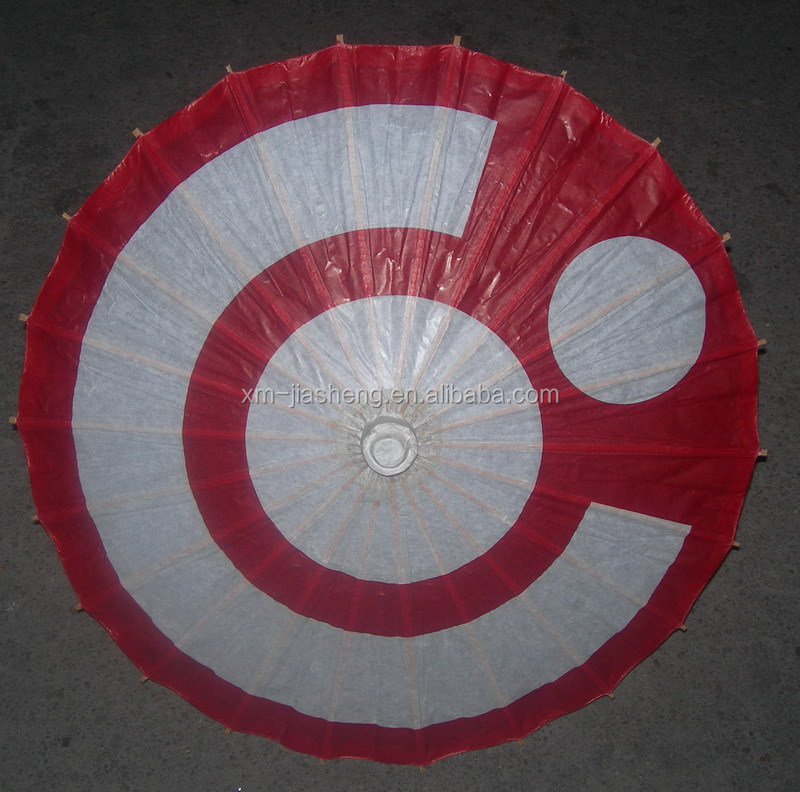 Various size Customized printing Logo bamboo frame chinese oil classical paper parasol umbrella for wedding,festival,gift