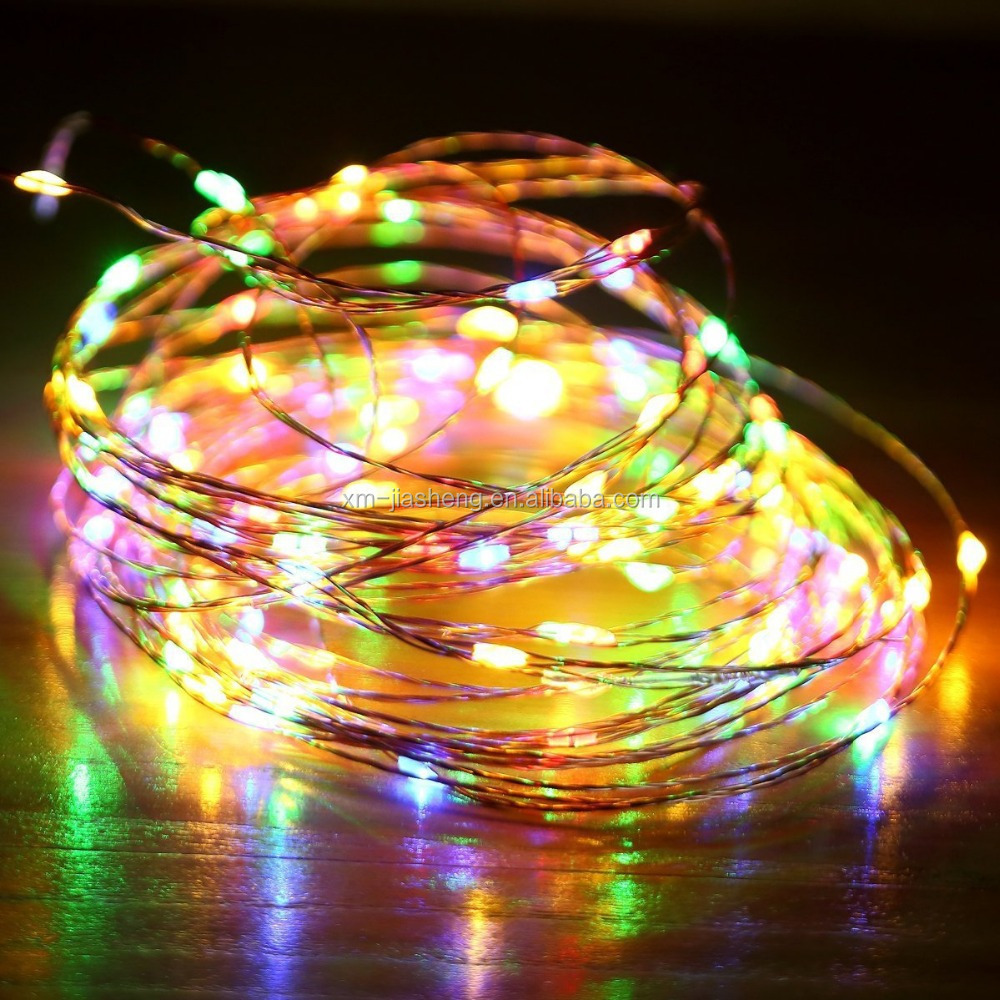 High quality outdoor waterproof 10m100 led Christmas copper wire fairy string light for Decoration Halloween Wedding Party