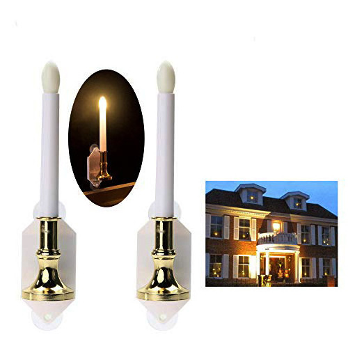 Solar Candle lights amorphous silicon Solar Window Candle lights Festive Solar candle lights for garden outdoor