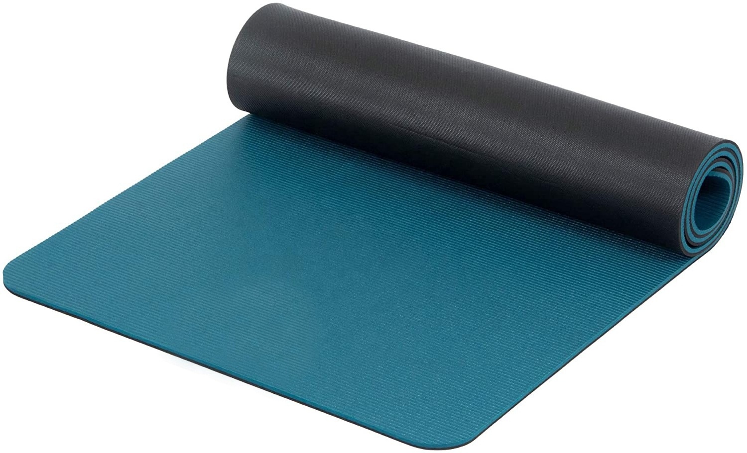 Quality Weighted Popular Yoga Mat Matt Eco-Friendly Material 12 Non-Slip Yoga Pilates Fitness at Home & Gym Twin Color Yoga Mat