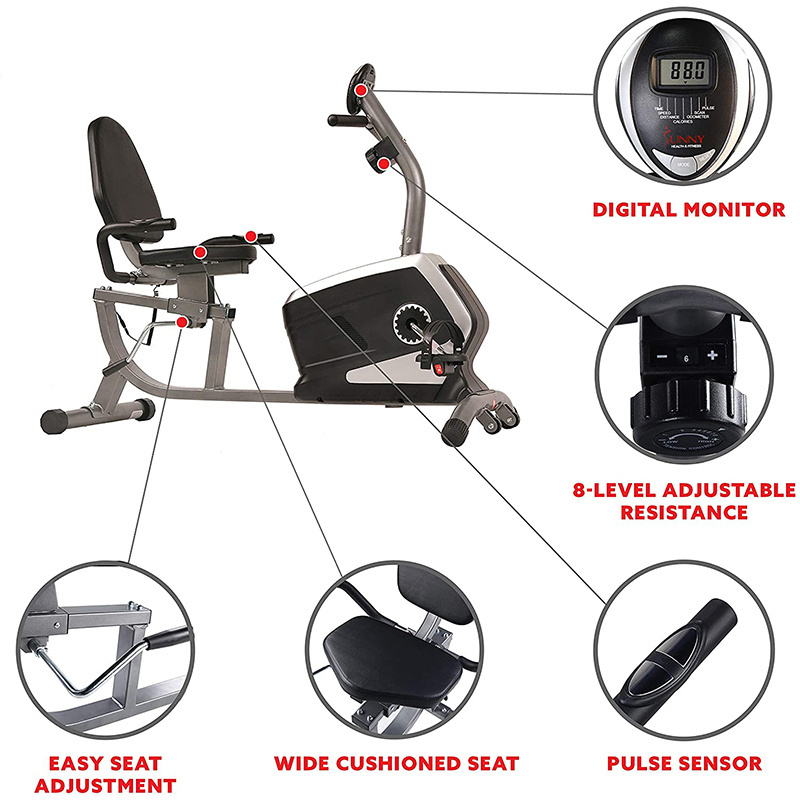 Sports Stepper Fitness Bariatric Cardio Recumbent Gym Equipment For Exercise Rehabilitation Bike Sale Horizontal Exercise Bike