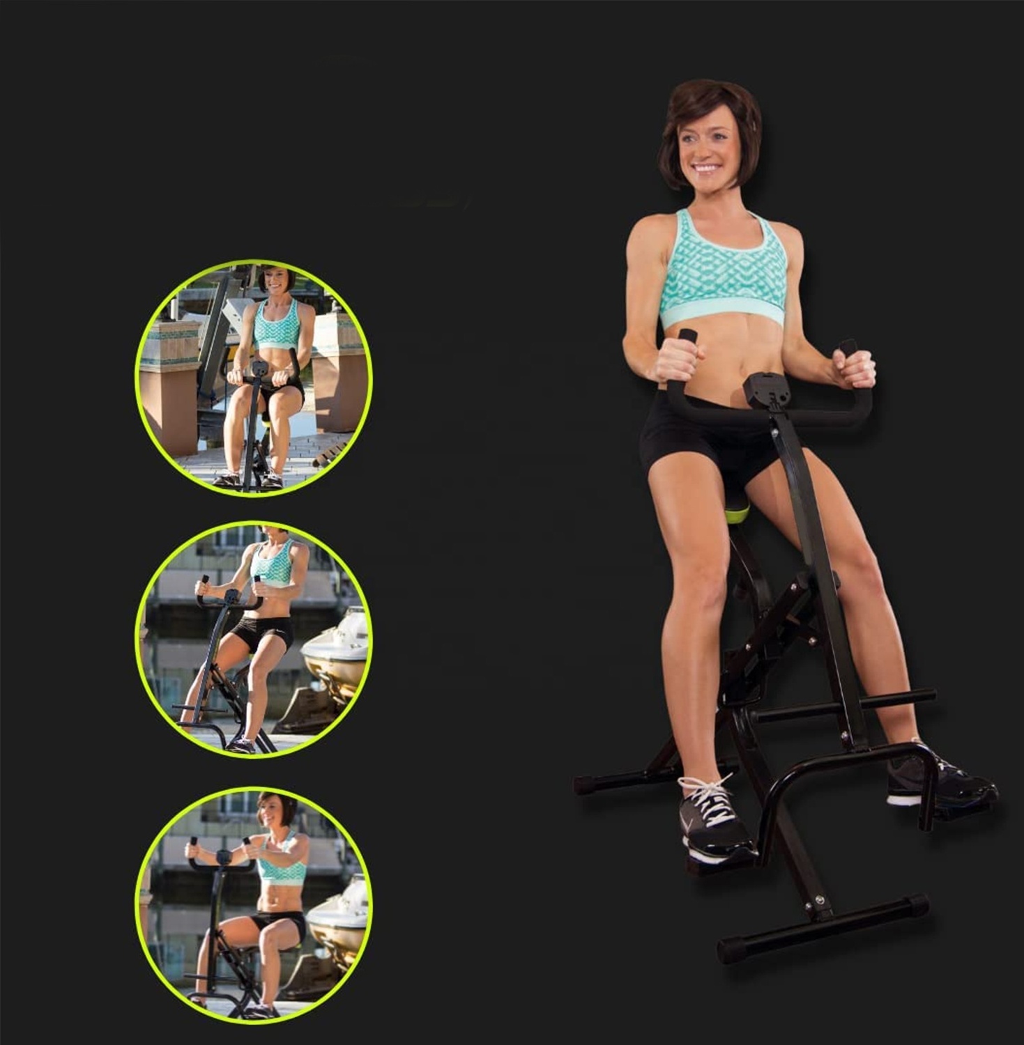 Muscle Multifunction Exercise Gym Fitness Machine Bodybuilding Equipment Horse Rider Total Crunch