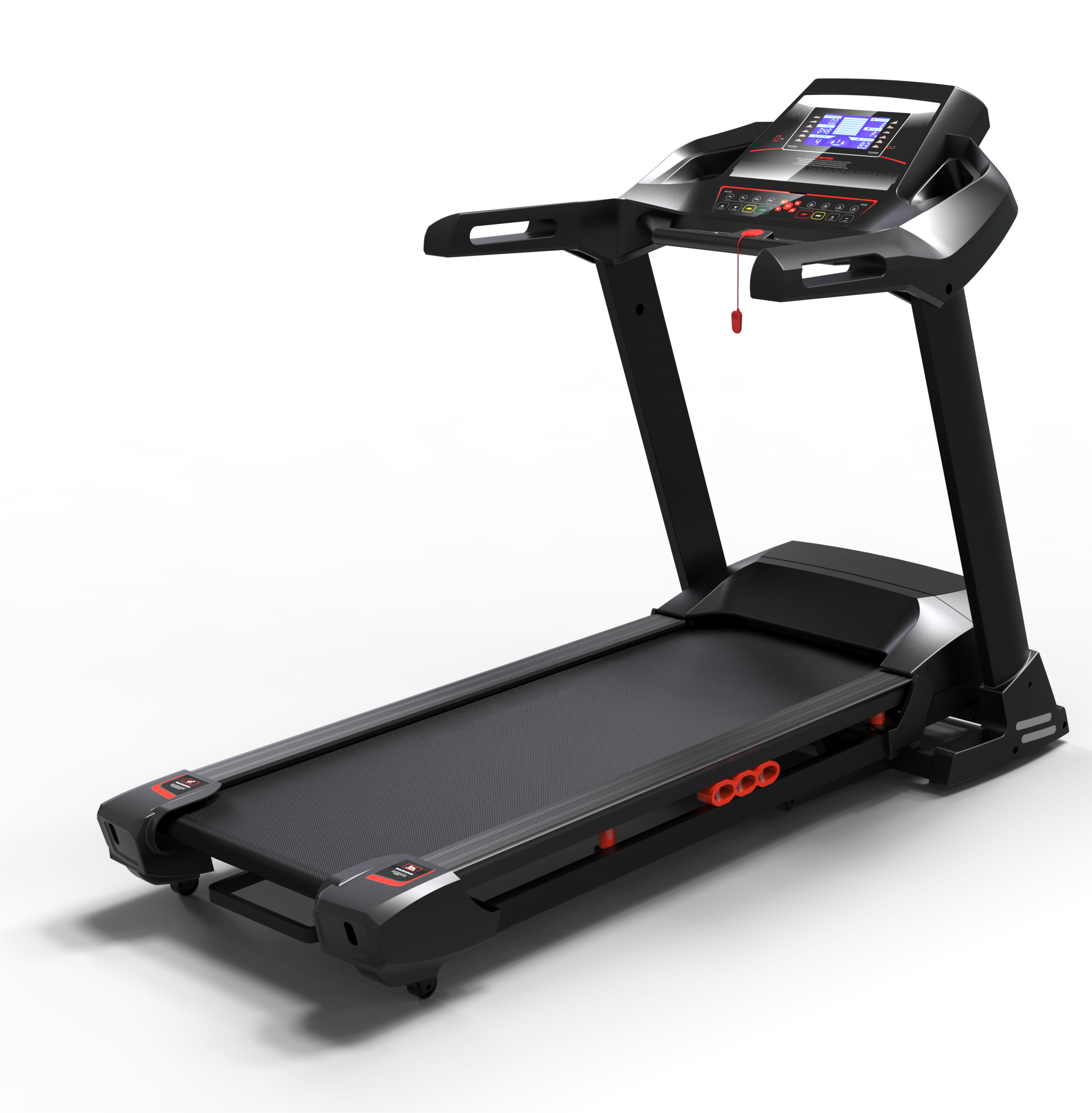 3.0HP (6.0HP ) Multi-Functional Motorised Treadmill with Auto Inclination Bluetooth  MP3 Smart Phone App