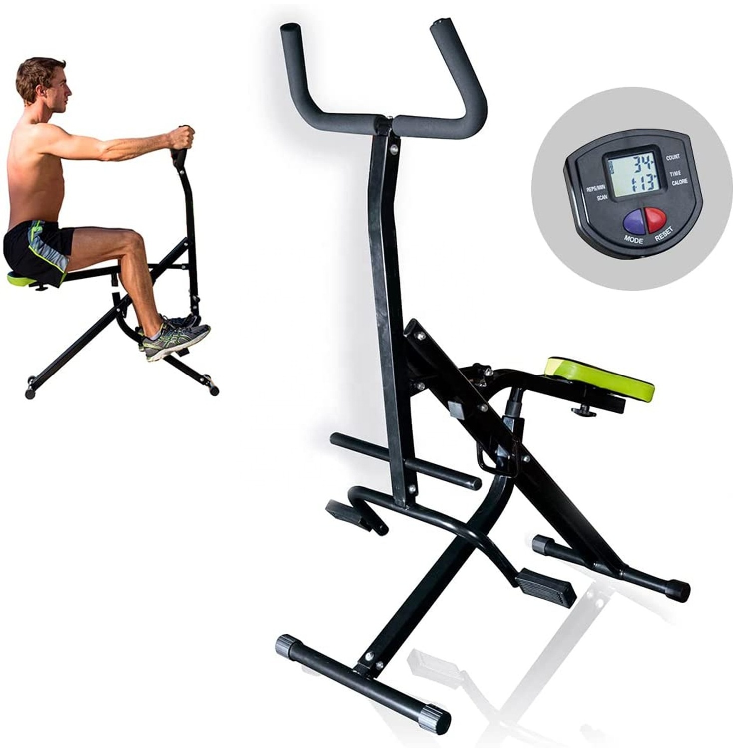 Muscle Multifunction Exercise Gym Fitness Machine Bodybuilding Equipment Horse Rider Total Crunch