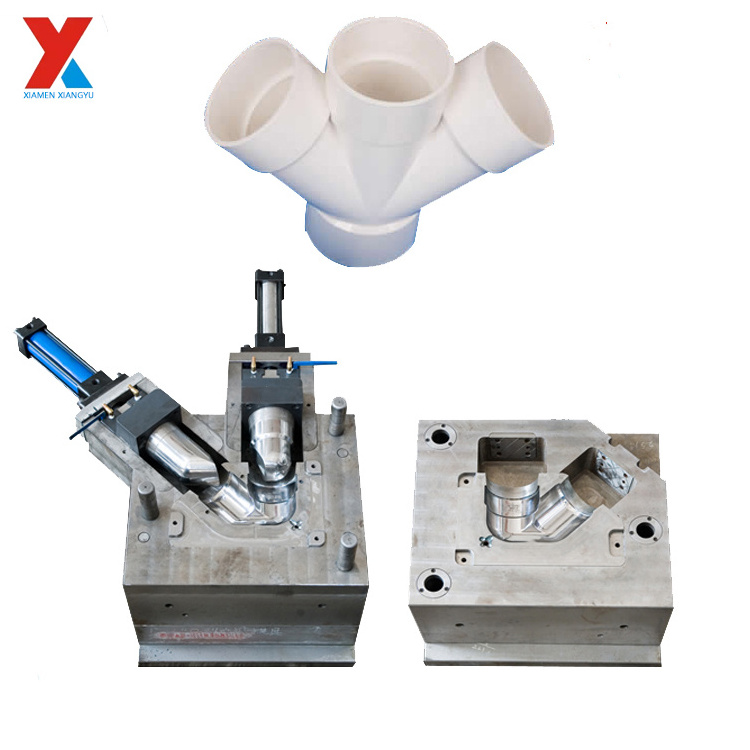 White Customized Used Outdoors PVC Pipe Fittings Plastic Injection Mould