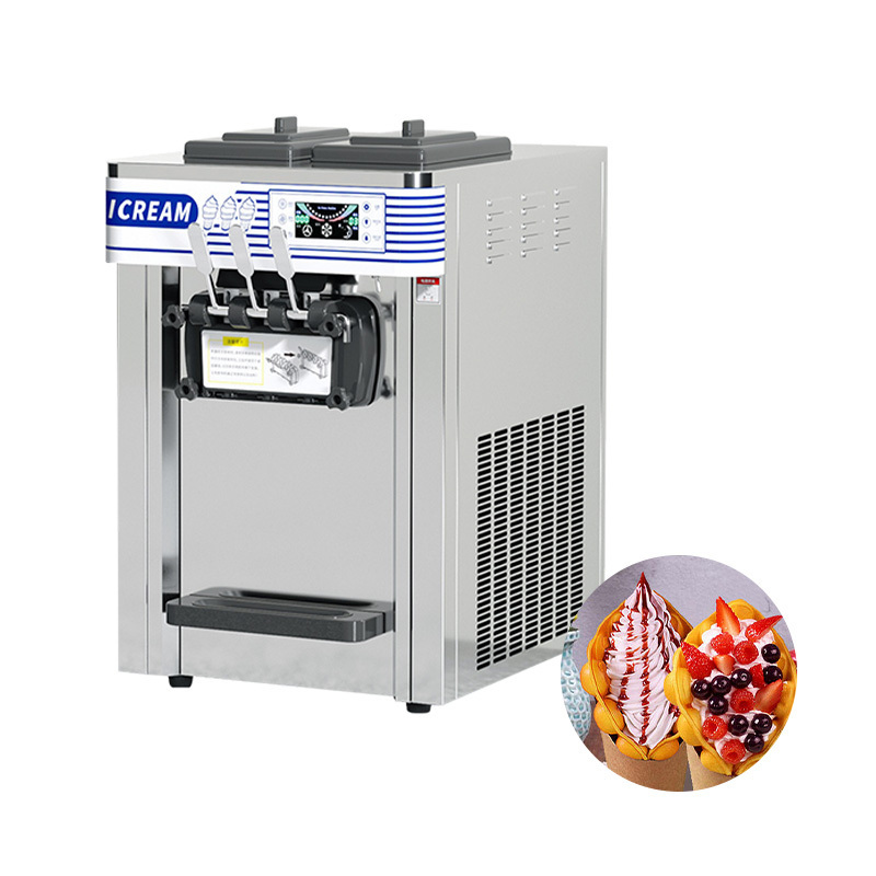 Sanwei ice cream machine Commercial soft-serve ice cream machine table type vending machine factory wholesale price