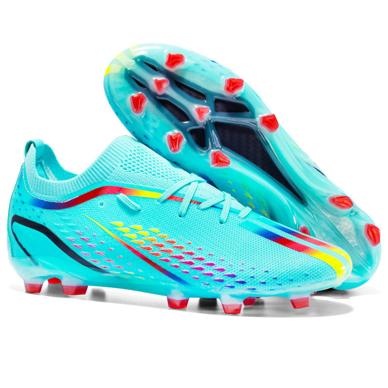 Fashion Luxury Football Shoes Elastic Football Training Shoes Artificial Grass Sports Shoes AG Special Game Boots