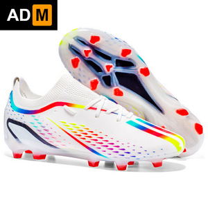 Fashion Luxury Football Shoes Elastic Football Training Shoes Artificial Grass Sports Shoes AG Special Game Boots