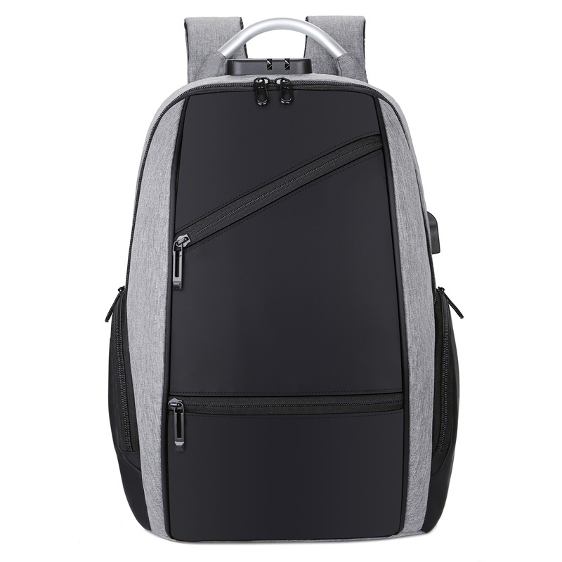 Simple Three-dimensional Fashion Men's Backpack Business Leisure For Backpack Large Capacity Multi-layer Storage